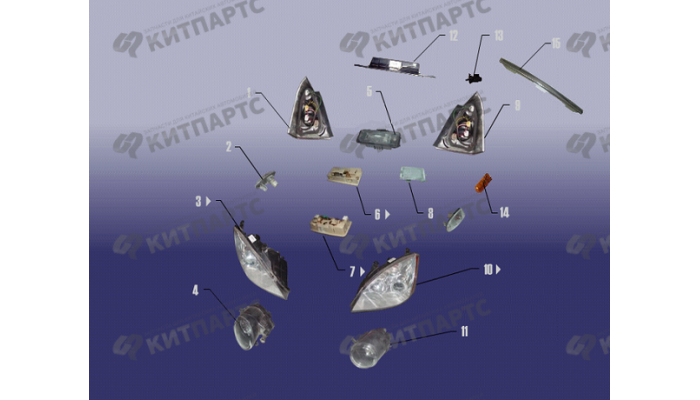 Освещение Chery Fora (A21)