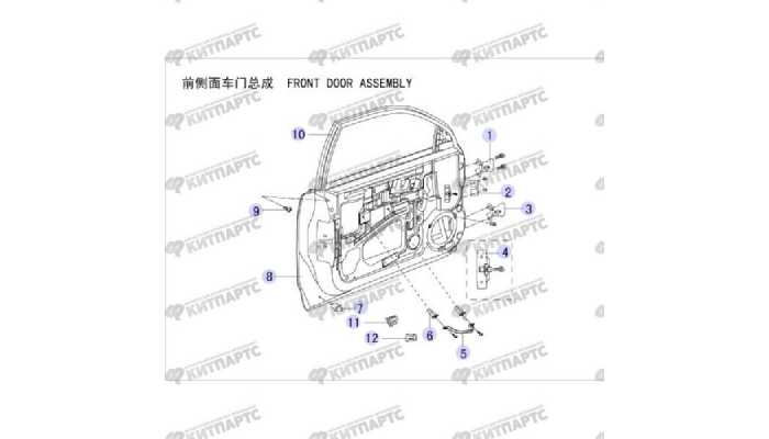 Дверь передняя Great Wall Hover