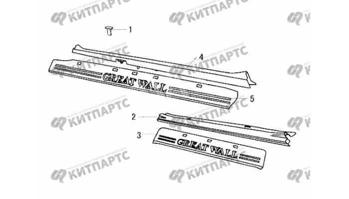 Накладка порога Great Wall